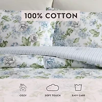 Laura Ashley Tapestry Rose 3-pc. Comforter Set