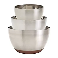 Jenny Martinez Stainless Steel 3-pc. Mixing Bowl Set