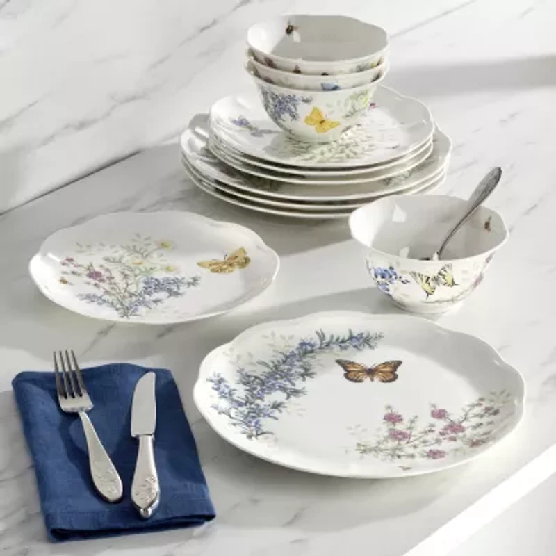 Lenox Butterfly Meadow 12-pc. Porcelain Dinnerware Set