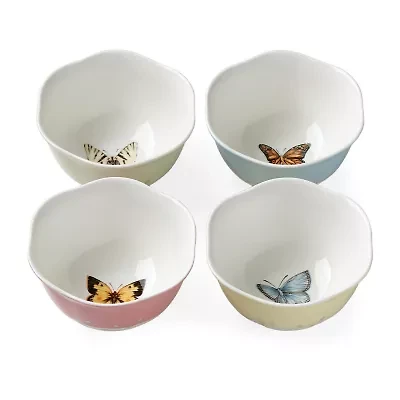 Lenox Butterfly Meadow 4-pc. Porcelain Ice Cream Bowl