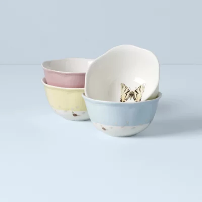 Lenox Butterfly Meadow 4-pc. Porcelain Ice Cream Bowl