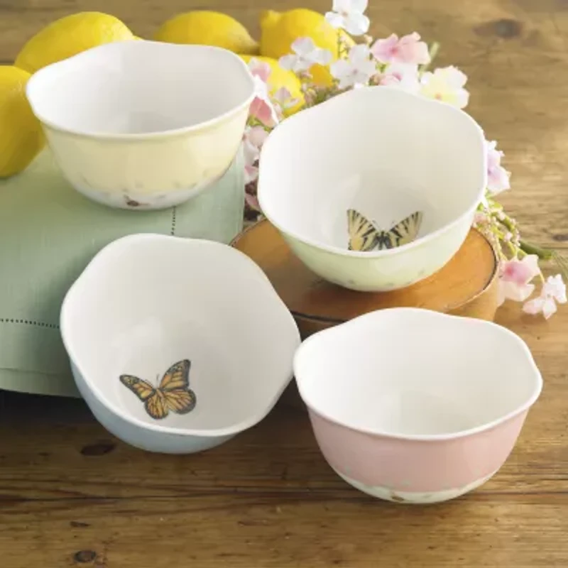Lenox Butterfly Meadow 4-pc. Porcelain Ice Cream Bowl
