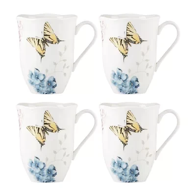 Lenox Butterfly Meadow 4-pc. Floral Coffee Mug