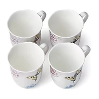 Lenox Butterfly Meadow 4-pc. Floral Coffee Mug