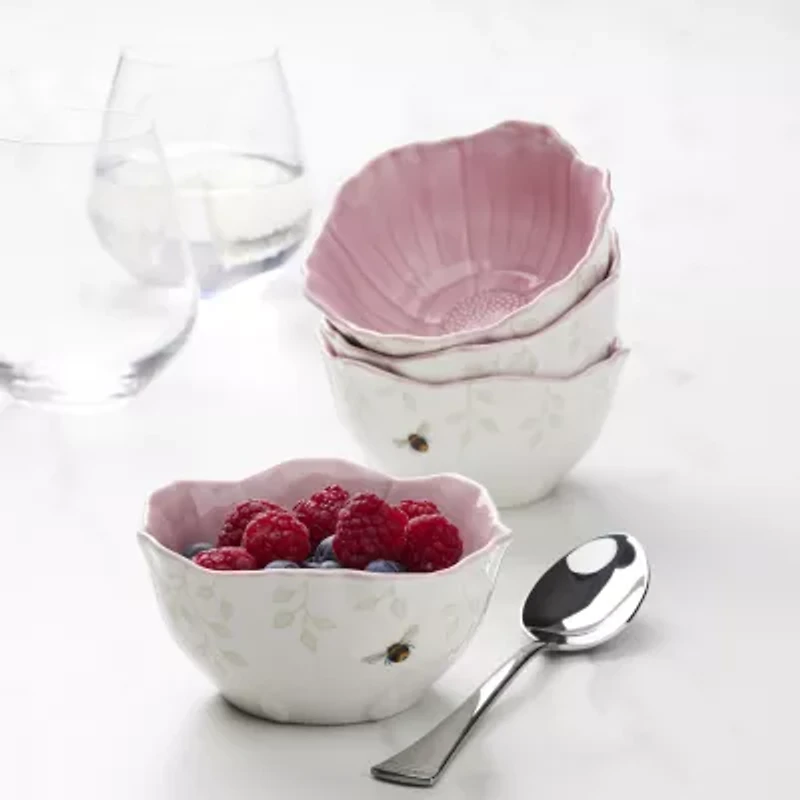 Lenox Butterfly Meadow 4-pc. Porcelain Ice Cream Bowl