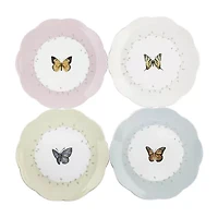 Lenox Butterfly Meadow 4-pc. Porcelain Dessert Plate
