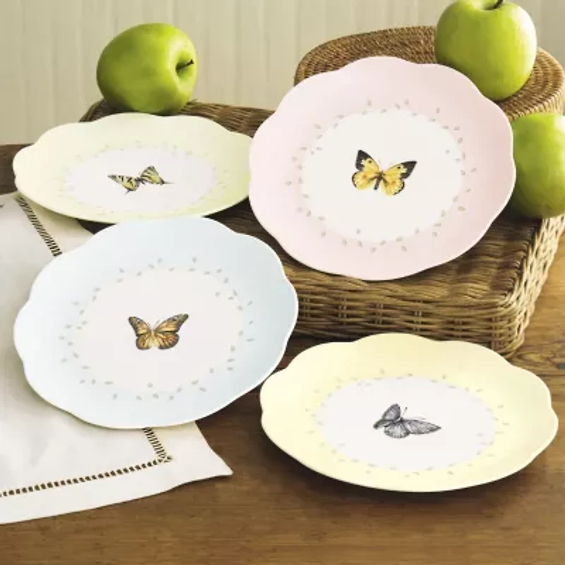 Lenox Butterfly Meadow 4-pc. Porcelain Dessert Plate