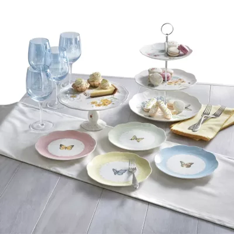Lenox Butterfly Meadow 4-pc. Porcelain Dessert Plate