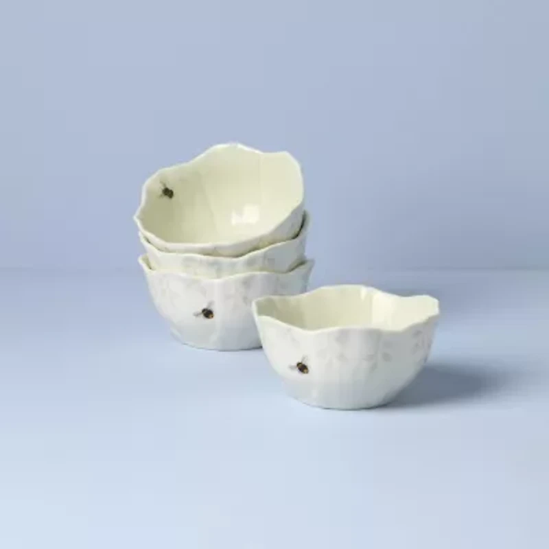 Lenox Butterfly Meadow 4-pc. Porcelain Ice Cream Bowl