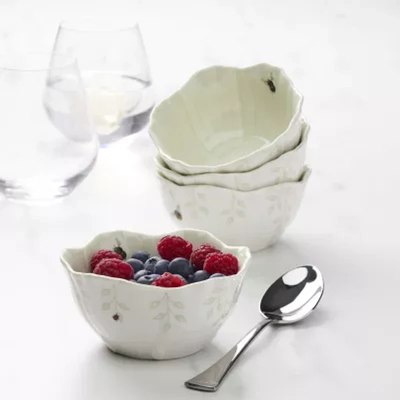 Lenox Butterfly Meadow 4-pc. Porcelain Ice Cream Bowl