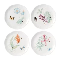 Lenox Butterfly Meadow 4-pc. Porcelain Appetizer Plate