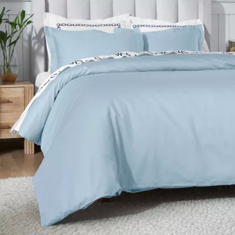 SUPERIOR® Egyptian Cotton 650tc Classic Soft Reversible Duvet Cover