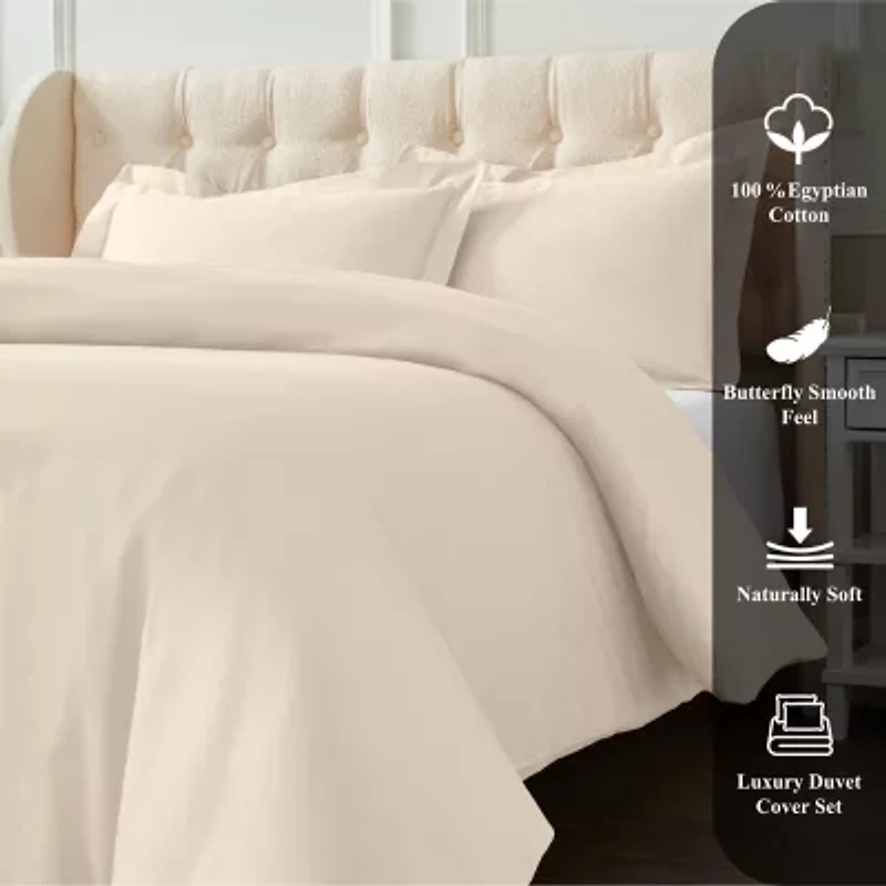 SUPERIOR® Egyptian Cotton 1200tc Premium Heavyweight Reversible Duvet Cover