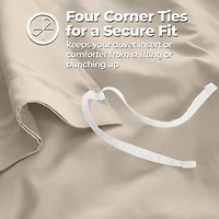 SUPERIOR® Egyptian Cotton 1200tc Premium Heavyweight Reversible Duvet Cover