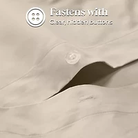 SUPERIOR® Egyptian Cotton 1200tc Premium Heavyweight Reversible Duvet Cover