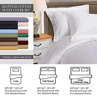 SUPERIOR® Egyptian Cotton 530tc Premium Soft Reversible Duvet Cover