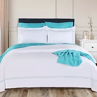 SUPERIOR® Egyptian Cotton 1000tc Luxury Heavyweight Reversible Duvet Cover