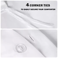 SUPERIOR® Egyptian Cotton 1000tc Luxury Heavyweight Reversible Duvet Cover