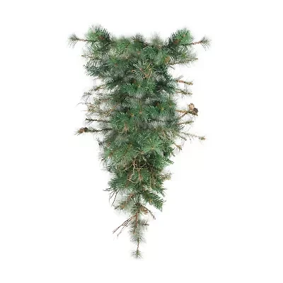 36'' Green Country Mixed Pine Artificial Christmas Teardrop Swag - Unlit