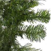 Snow Mountain Pine Artificial Christmas Wreath - 24 Inch  Unlit