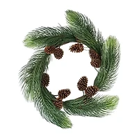 Long Pine Needle Artificial Christmas Wreath - 30-Inch  Unlit