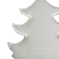 3'' Silver Plated DOTS Candy Logo Christmas Tree Ornament with European Crystals