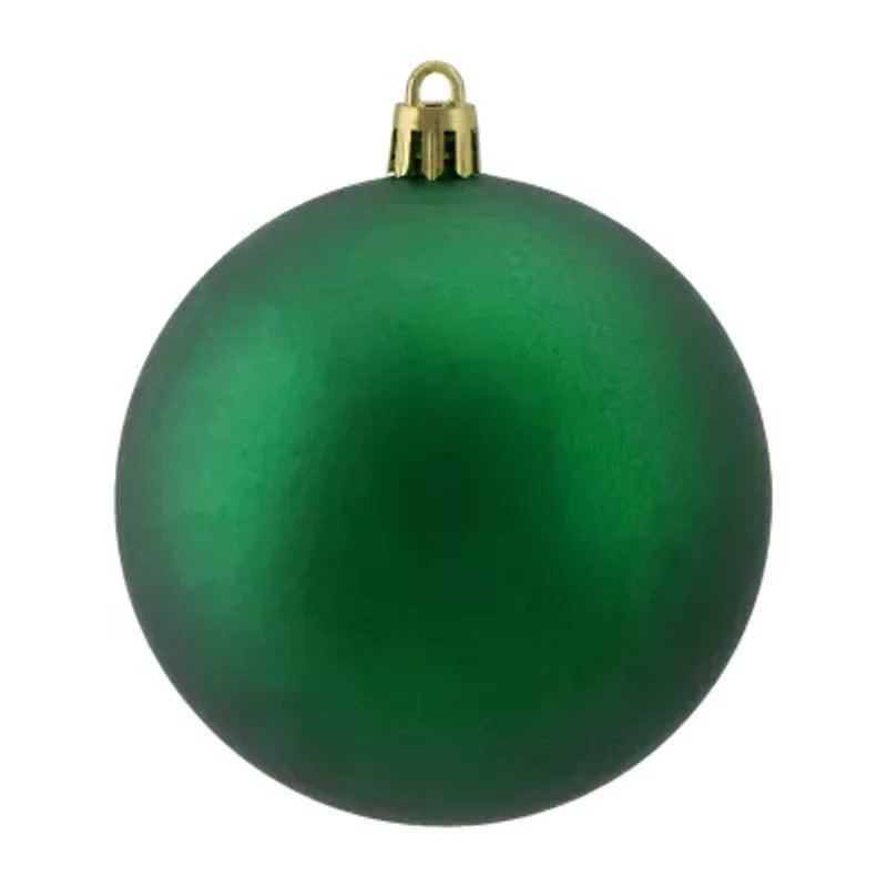 32ct Xmas Green Shatterproof Matte Christmas Ball Ornaments 3.25'' (80mm)