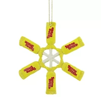 4'' Sugar Daddy Lollipop Snowflake Christmas Ornament