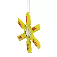 4'' Sugar Daddy Lollipop Snowflake Christmas Ornament