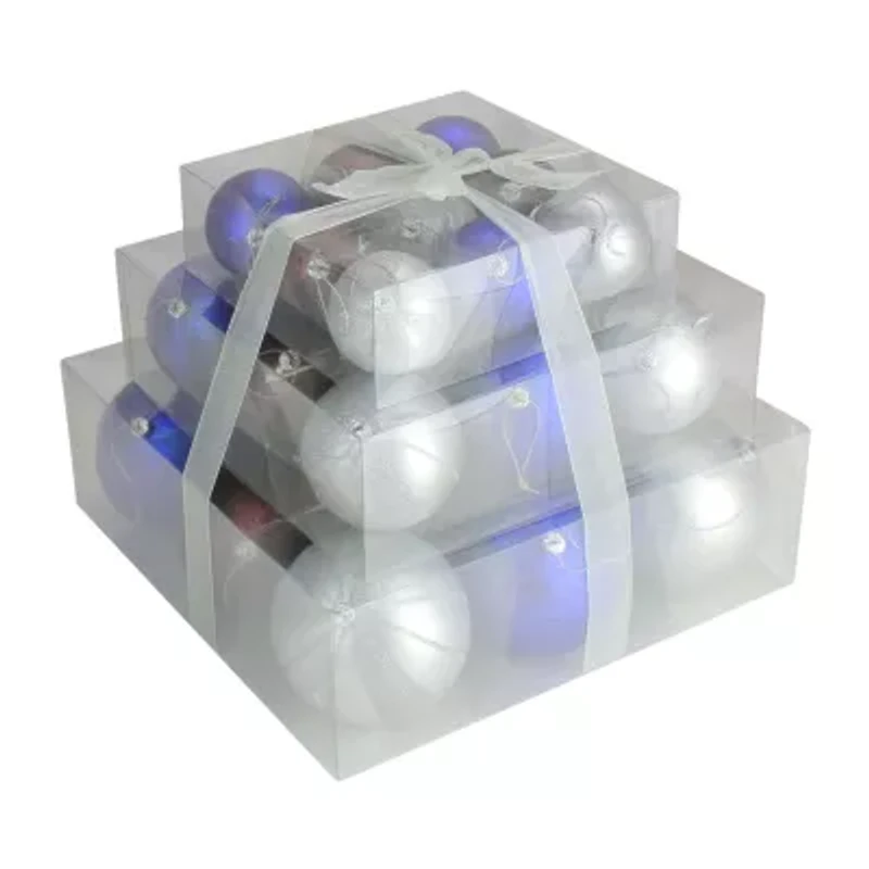 27ct and Shatterproof Matte Christmas Ball Ornaments 4'' (100mm