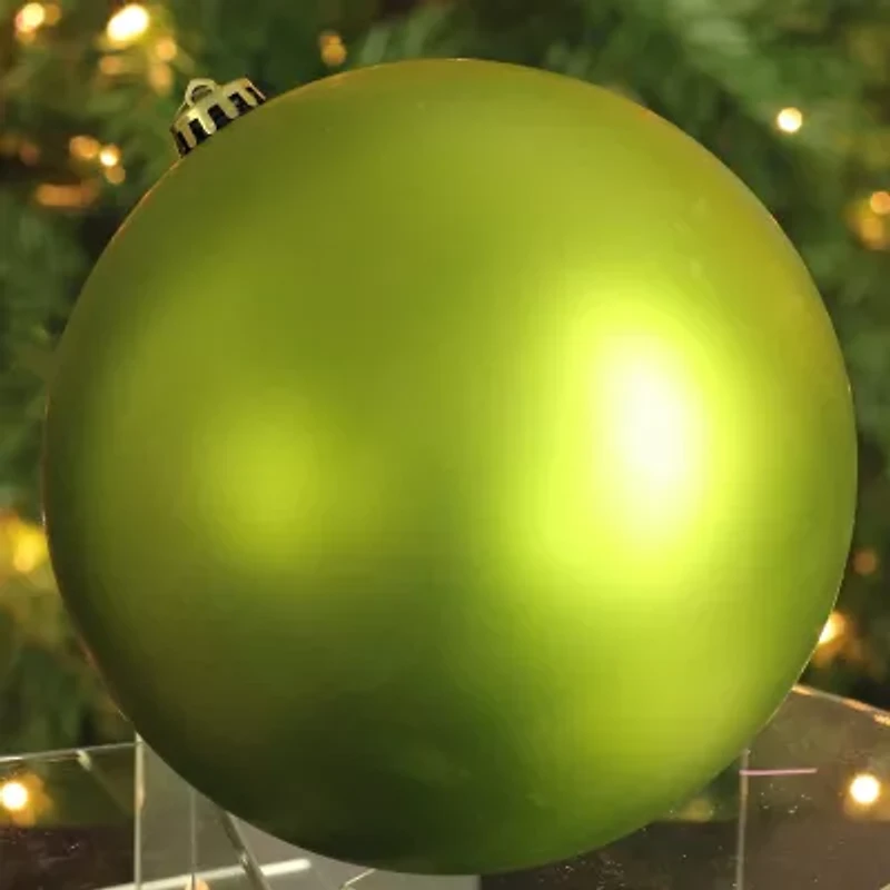 Matte Kiwi Green Shatterproof Christmas Ball Ornament 12'' (300mm)