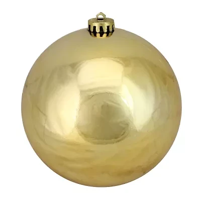 Shiny Vegas Gold Shatterproof Christmas Ball Ornament 6'' (150mm)
