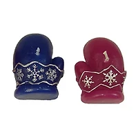 Club Pack of 288 Vibrantly Colored Mitten Christmas Party Floating Candles 2.5"