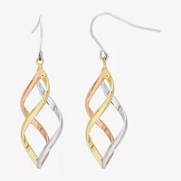 Womens Sterling Silver Drop Earrings