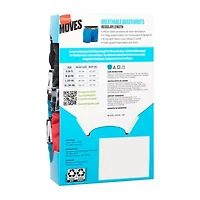 Hanes Moves Little & Big Kid Boys 5 Pack Boxer Briefs Bux88f