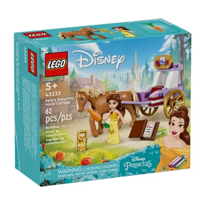 LEGO Disney Belle's Storytime Horse Carriage Building Set (62 Pieces)