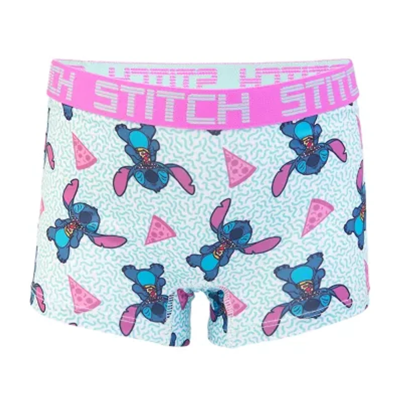 Little & Big Kid Girls Lilo Stitch 4 Pack Multi-Pack Boyshort Panty Gabp61007
