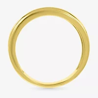 Mens 4.5MM 1/10 CT. T.W. Natural White Diamond 14K Gold Wedding Band