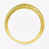 Mens 2.5MM 1/ CT. T.W. Natural White Diamond 14K Gold Wedding Band