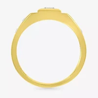 Mens 3.5MM 1/6 CT. T.W. Natural White Diamond 10K Gold Wedding Band