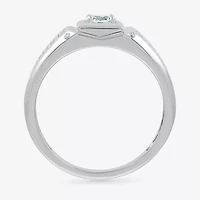 Mens 3MM 1/2 CT. T.W. Natural White Diamond 14K Gold Wedding Band