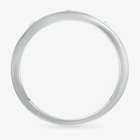 Mens 4MM 1/10 CT. T.W. Natural White Diamond 10K Gold Wedding Band