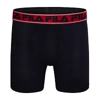 FILA Ultra Soft Stretch No Fly Mens 4 Pack Boxer Briefs Fm412bxcs15-410