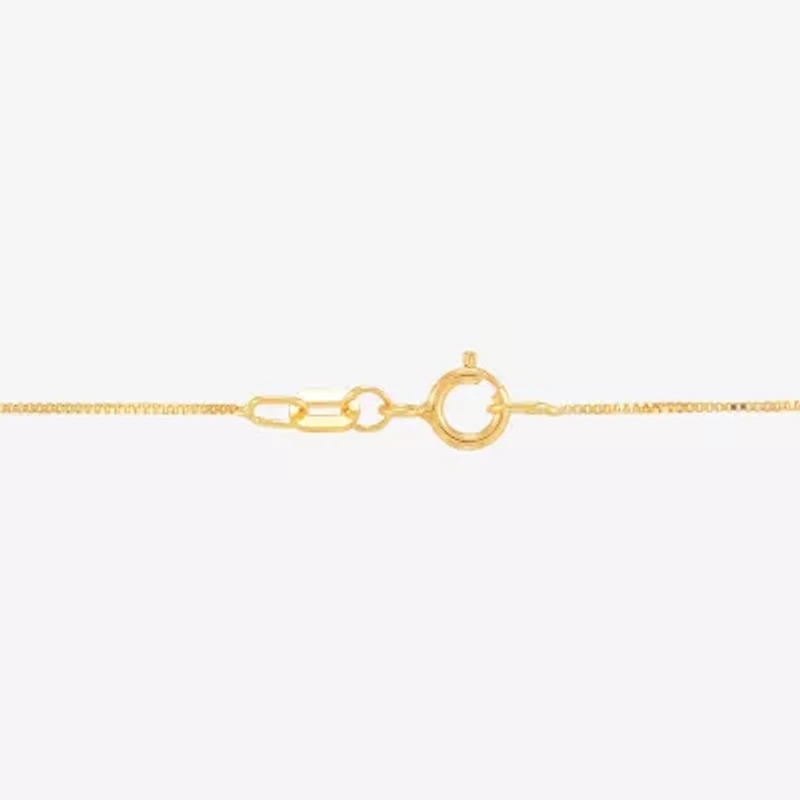 (H-I / Si2) Womens 1/3 CT. T.W. Lab Grown White Diamond 10K Gold 18 Inch Pendant Necklace
