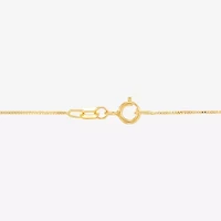 (H-I / Si2) Womens 1/3 CT. T.W. Lab Grown White Diamond 10K Gold 18 Inch Pendant Necklace