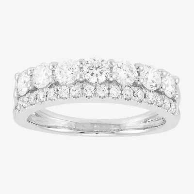 Womens 1 1/4 CT. T.W. White Diamond 10K Gold Anniversary Wedding Band