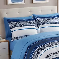 Sweet Home Collection™ Mediterranean Bed-in-A-Bag Printed Comforter Set with Bonus Pillowcases