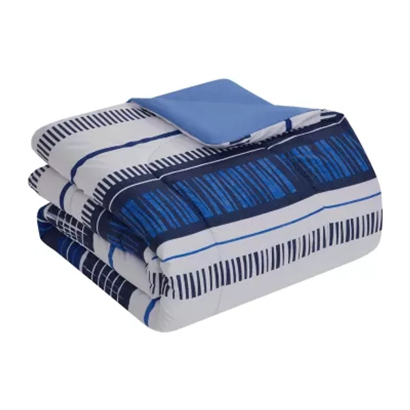 Sweet Home Collection™ Mediterranean Bed-in-A-Bag Printed Comforter Set with Bonus Pillowcases