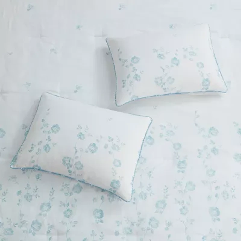 Sweet Home Collection™ Adeline Floral Printed Comforter Set with Bonus Pillowcases