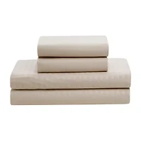 Sweet Home Collection™ Embossed Dobby Stripe Bed A Bag All Season Complete Set